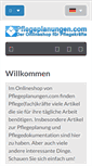 Mobile Screenshot of pflegeplanungen.com